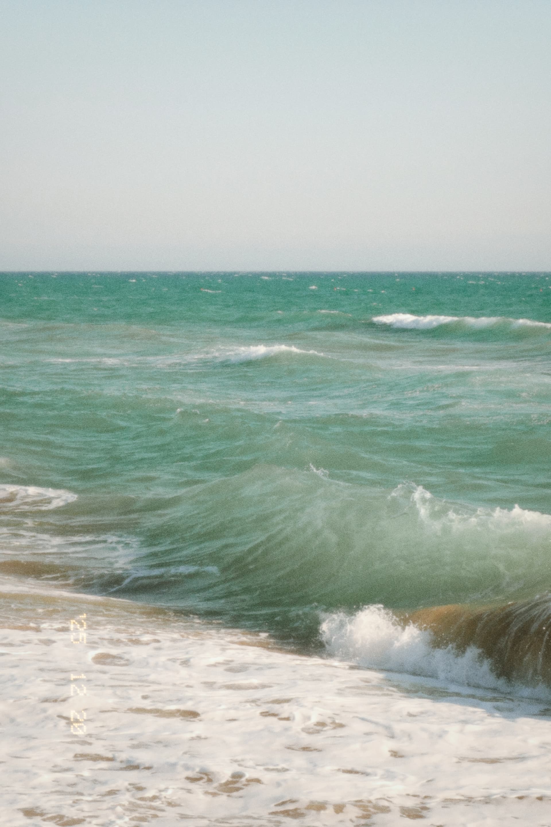Gulf waves at Pass-A-Grille, St. Petersburg, Florida